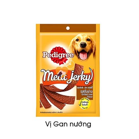  Bánh snack- Bánh Thưởng Cho Chó Pedigree Meat Jerky 80g - Nhiều Vị 