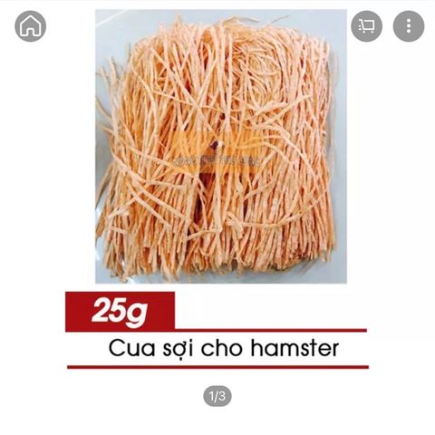  Cua Sợi Cho Hamster 25g 