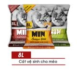  Cát Vệ Sinh Vệ Sinh Mèo – Cát Min 8L (3.8kg) - Vón Cục Tốt - Khử Mùi Tốt - Nhiều mùi 