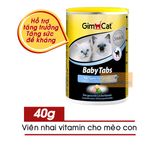  Viên Nhai Vitamin Gimcat Baby Tabs Cho Mèo Con 40g 