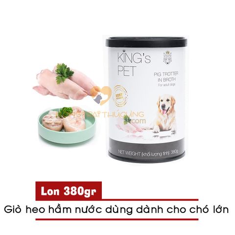  Pate Chó Mèo KING'S PET - 380gr - Nhiều vị 