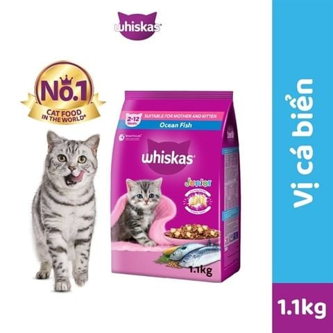  Hạt Mèo Con WHISKAS JUNIOR - 1.1kg 