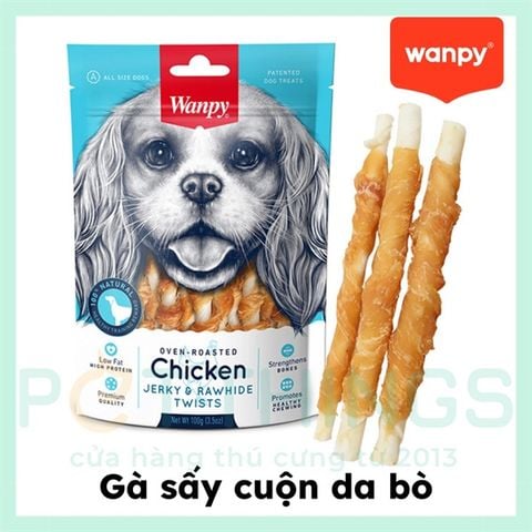  Bánh Thưởng - Xương Gặm Cho Chó Wanpy 100g 