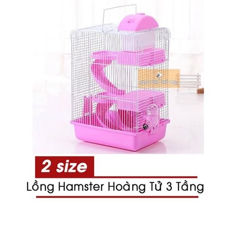  Lồng Hamster Hoàng Tử 3 Tầng - 2 Size 