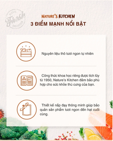  Hạt cho chó mọi lứa tuổi NATURE'S KITCHEN 2kg - Nhiều loại 