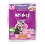  Pate Mèo con Whiskas Junior - 80gr - Nhiều vị 