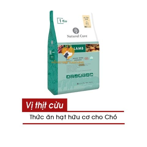  Hạt Hữu Cơ Natural Core ECO-1 Chó ORGANIC - Vị Cừu 1kg/ 2kg/ 10kg - gói nguyên hãng 