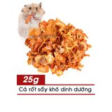  Cà Rốt Sấy Cho Hamster, Thọ, Bọ 25g 