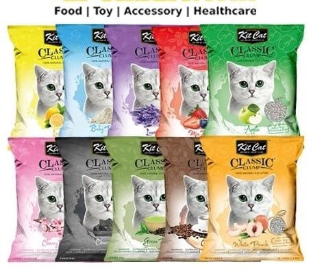  [BAO CỰC LỚN] Cát Vệ Sinh Cho Mèo KitCat 30L (20kg) Khử Mùi Tốt, Lợi Khi Nuôi Nhiều Mè 
