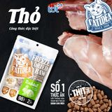  Thức Ăn Sấy Khô Cho Mèo CATIDEA 100g Đạm Cực Cao 98% Thịt 