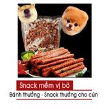 Hạt mềm cho chó - Snack thưởng - Bánh thưởng cho chó vị bò 2 thanh 