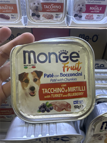  Pate cho chó MONGE - Nhập khẩu Ý 100gr - Giao vị ngẫu nhiên 