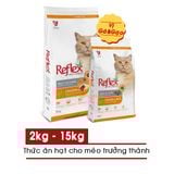  Hạt Mèo Lớn Reflex Adult Vị Gà&Gạo - 1kg/2kg/15kg 