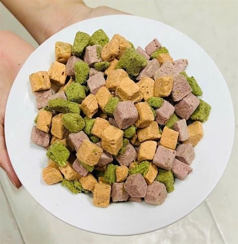  [Túi 100g] Thịt cá sấy khô cho chó mèo - Nhiều loại 