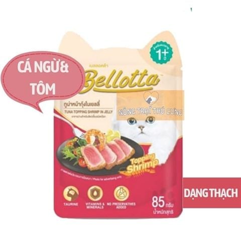  Pate Cho Mèo Lớn Bellotta - Gói 85g - Nhiều vị 