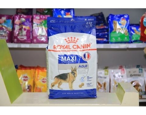  Thức ăn chó ROYAL CANIN MAXI ADULT cho giống chó lớn (1kg 4kg) - Thức ăn cho chó Becgie Đức Husky Alaska Rottweiler Golden Retriever Labrador ... 