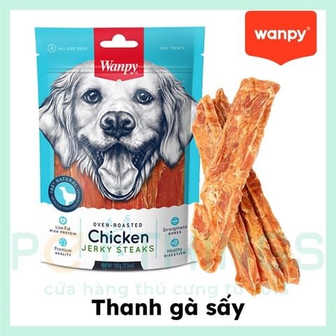  Bánh Thưởng - Xương Gặm Cho Chó Wanpy 100g 