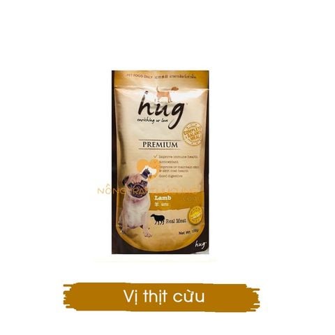  Pate Chó HUG mọi lứa tuổi - Gói 120gr - Nhiều vị 