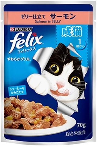  Pate Cho Mèo Cao Cấp Felix Purina (Thái Lan) 70g - Nhiều Vị 