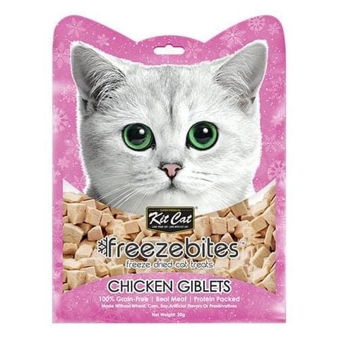  Snack Thịt Sấy Khô Cho Mèo Kitcat Freezebites 15g - Nhiều vị 