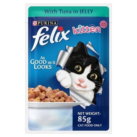  Pate Cho Mèo Cao Cấp Felix Purina (Thái Lan) 70g - Nhiều Vị 