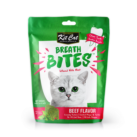  Bánh Snack Cho Mèo Kitcat Thơm Miệng, Sạch Răng - Kitcat Breath Bites 60g 