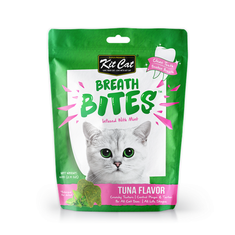  Bánh Snack Cho Mèo Kitcat Thơm Miệng, Sạch Răng - Kitcat Breath Bites 60g 