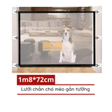  Tấm Lưới Chặn Chó Mèo Gắn Tường Dễ Dàng Gấp Gọn - Nhiều Size 
