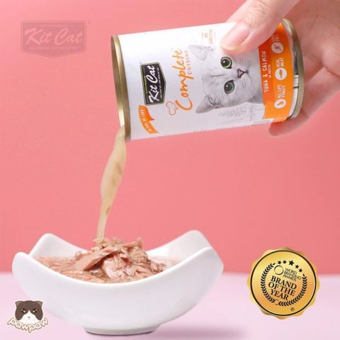  Pate Cho Mèo Kitcat - Kit Cat Complete Cuisine Lon 150gr - Nhiều Vị 