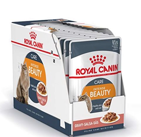  Hộp 12 Gói Pate mèo ROYAL CANIN BEAUTY HAIR SKIN GRAVY - CẬN DATE tháng 01/2025 