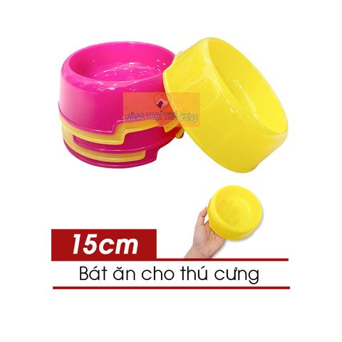  Bát ăn nhựa dành cho Chó Mèo 