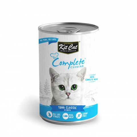  Pate Cho Mèo Kitcat - Kit Cat Complete Cuisine Lon 150gr - Nhiều Vị 