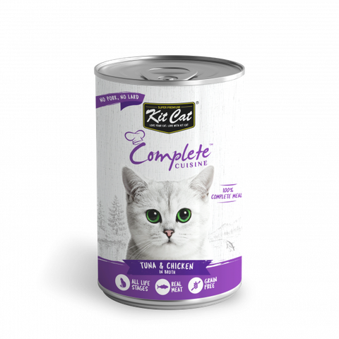  Pate Cho Mèo Kitcat - Kit Cat Complete Cuisine Lon 150gr - Nhiều Vị 