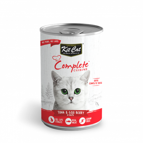  Pate Cho Mèo Kitcat - Kit Cat Complete Cuisine Lon 150gr - Nhiều Vị 