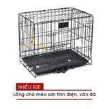  Lồng Vân Đá – Lồng Sắt Sơn Tĩnh Điện Cho Chó Mèo – Nhiều Size 