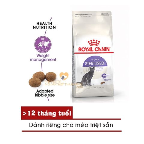  Hạt Mèo Triệt Sản ROYAL CANIN STERILISED - 400g/2kg 