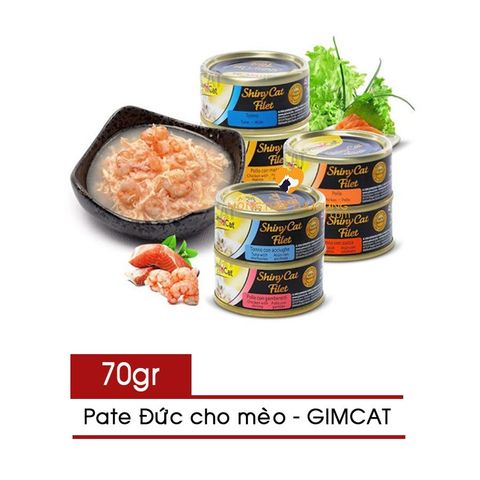  Pate Đức GIMCAT Shiny Cat Filet 70g – Nhập Thái - Nhiều Vị 