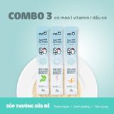  [1 Thanh] Súp Thưởng PetQ Cho Mèo Sữa Dê, Vitamin, Dầu Cá, Cỏ Mèo 15g 
