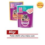  Pate Mèo con Whiskas Junior - 80gr - Nhiều vị 