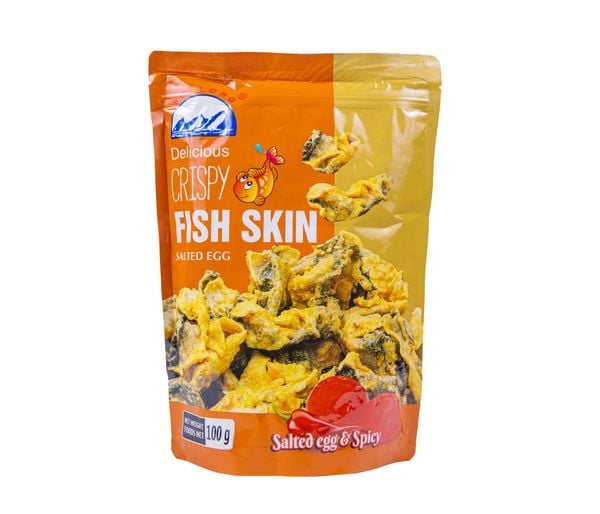  Thơm giòn da cá - vị trứng muối cay 