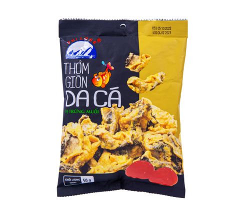  Thơm giòn da cá - vị trứng muối 