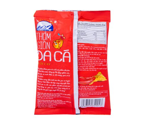  Thơm giòn da cá - vị ớt cay 