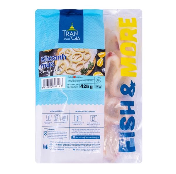  Khoanh mực đông lạnh 