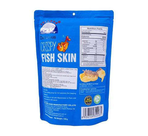 Thơm giòn da cá - vị tự nhiên 