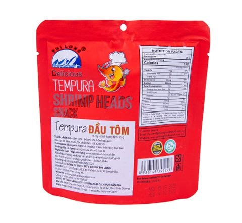  Tempura đầu tôm 25 g  - vị cay 
