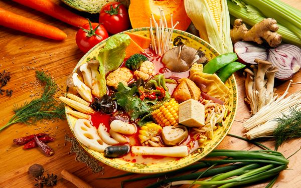  Lẩu chua cay chay đông lạnh 