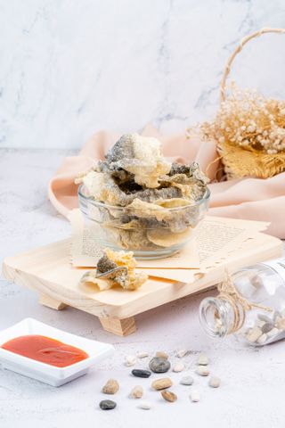  Thơm giòn da cá - vị trứng muối 