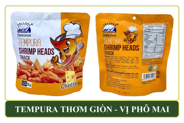  Tempura đầu tôm 25 g  - vị phô mai 