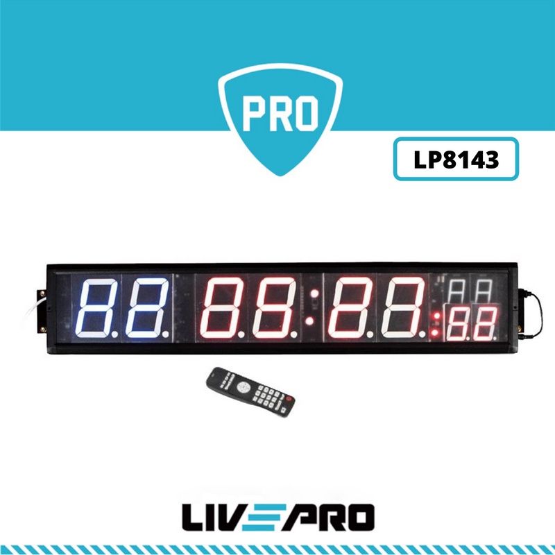 Đồng Hồ Led Bấm Giờ Livepro Chính Hãng Interval Timer Lp8143 –  Liveprofitness Vietnam