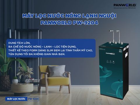  Máy lọc nước nóng lạnh nguội Panworld PW-9204 